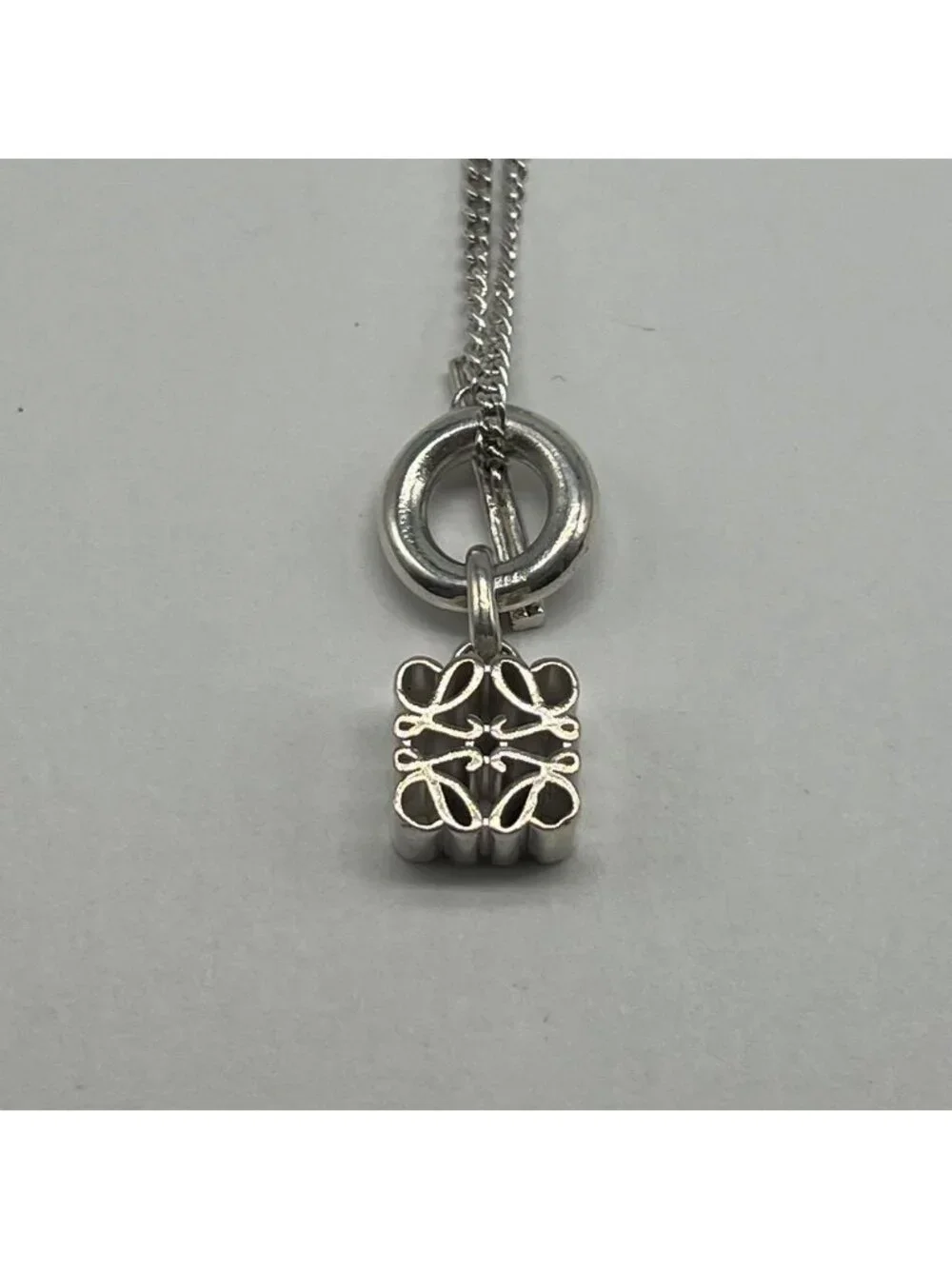 Loewe Anagram Toggle Necklace Charm